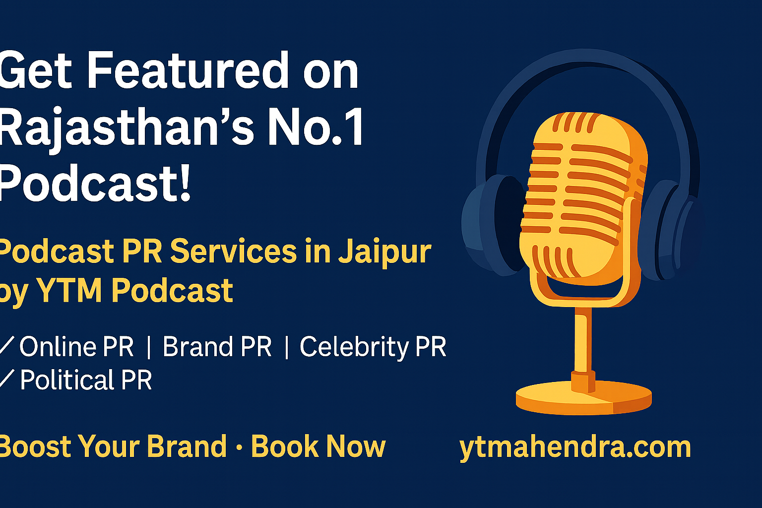 Podcast PR Services in Jaipur and Rajasthan